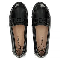 Leather loafers Filippo DP3334/23 BK L black