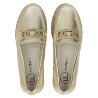 Leather loafers Filippo DP3334/24 GO gold