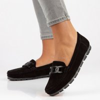 Leather loafers Filippo DP3630/23 BK black