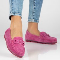 Leather loafers Filippo DP3630/23 FH pink