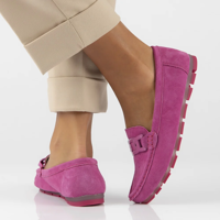 Leather loafers Filippo DP3630/24 FH pink