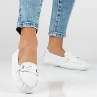 Leather loafers Filippo DP4547/23 WH white