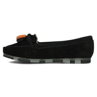 Leather loafers Filippo DP6136/24 BK black