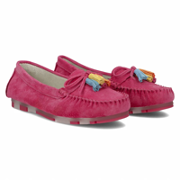 Leather loafers Filippo DP6136/24 FH fuchsia