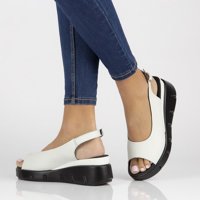Leather sandals Filippo DS3595/22 WH white