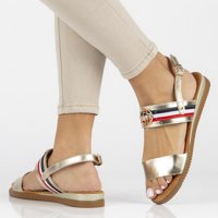 Leather sandals Filippo DS3603/22 GO gold