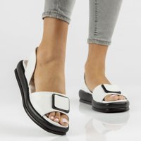 Leather sandals Filippo DS3902/22 BWH white