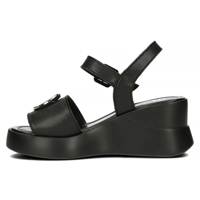 Leather sandals Filippo DS4411/24 BK black