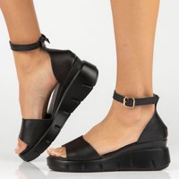 Leather sandals Filippo DS4455/23 BK black