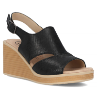 Leather sandals Filippo DS6010/24 BK black