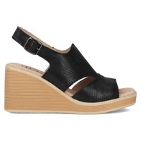 Leather sandals Filippo DS6010/24 BK black