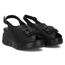 Leather sandals Filippo DS6062/24 BK black