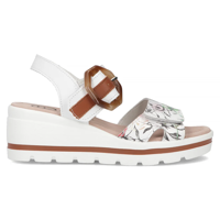 Leather sandals Filippo DS6151/24 WH FL white