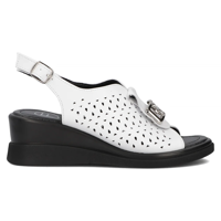 Leather sandals Filippo DS6154/24 WH white