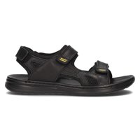 Leather sandals for men Filippo MS2305/21 BK black