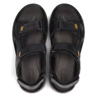 Leather sandals for men Filippo MS2305/21 BK black