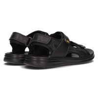 Leather sandals for men Filippo MS2305/21 BK black