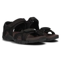 Leather sandals for men Filippo MS2306/21 BK black