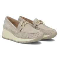 Leather shoes DP6212/24 BE beige