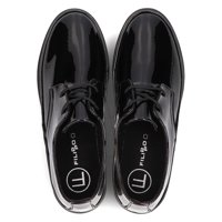 Leather shoes Filippo DP3025/21 BK black