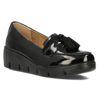 Leather shoes Filippo DP3162/24 BK L black