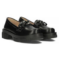 Leather shoes Filippo DP3221/24 BK BK black