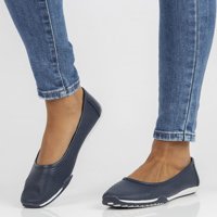 Leather shoes Filippo DP3681/22 NV navy blue