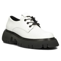 Leather shoes Filippo DP3909/22 WH white