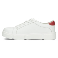 Leather shoes Filippo DP4530/23 WH RD white