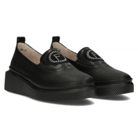 Leather shoes Filippo DP4572/24 BK black