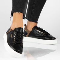 Leather shoes Filippo DP4688/23 BK black