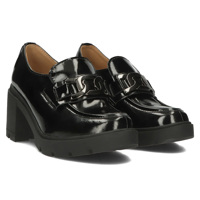 Leather shoes Filippo DP4785/23 BK black