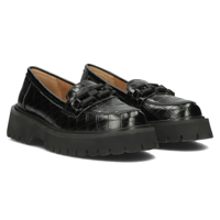 Leather shoes Filippo DP4792/23 BK CR black