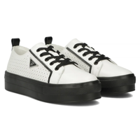 Leather shoes Filippo DP6025/24 WH white