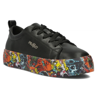 Leather shoes Filippo DP6048/24 BK MLT multicolor