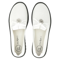 Leather shoes Filippo DP6057/24 WH white