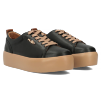 Leather shoes Filippo DP6117/24 BK BE black-beige