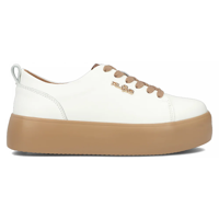 Leather shoes Filippo DP6117/24 WH BE white-beige