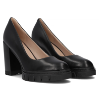 Leather shoes Filippo DP6187/24 BK black