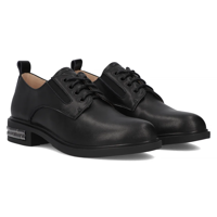 Leather shoes Filippo DP6189/24 BK black