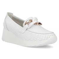 Leather shoes Filippo DP6211/24 WH white