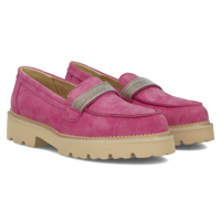 Leather shoes Filippo DP6214/24 FH pink