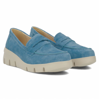 Leather shoes Filippo DP6248/24 BL blue