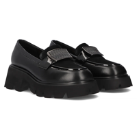 Leather shoes Filippo DP6274/24 BK black