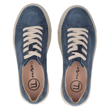 Leather shoes Filippo DP6454/24 BL blue