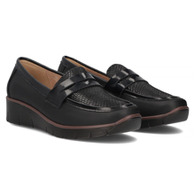 Leather shoes Filippo DP6455/24 BK black