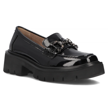 Leather shoes Filippo DP6475/24 BK L black