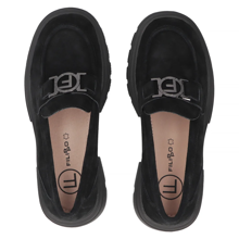 Leather shoes Filippo DP6488/24 BK black