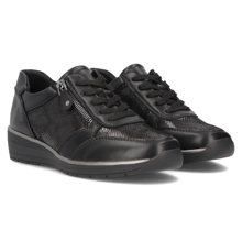 Leather shoes Filippo DP6633/24 BK black