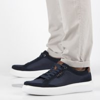 Leather shoes Filippo MP2398/21 NV navy blue